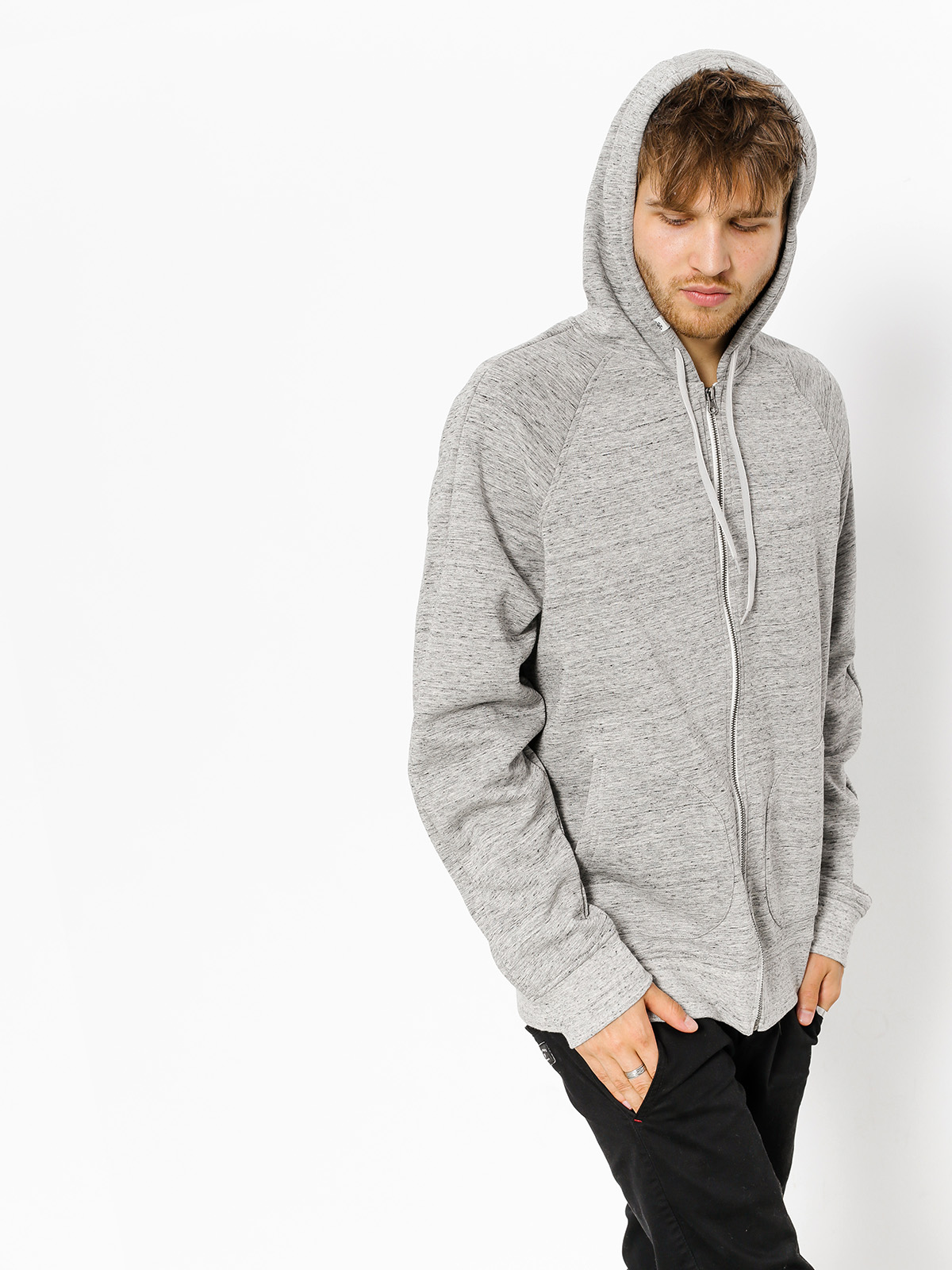 Bluza z kapturem Element Meridian Bonded ZHD (grey heather)