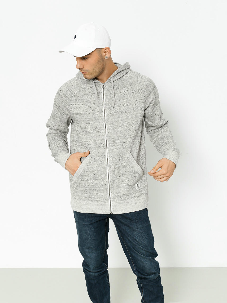 Bluza z kapturem Element Meridian ZHD (grey heather)