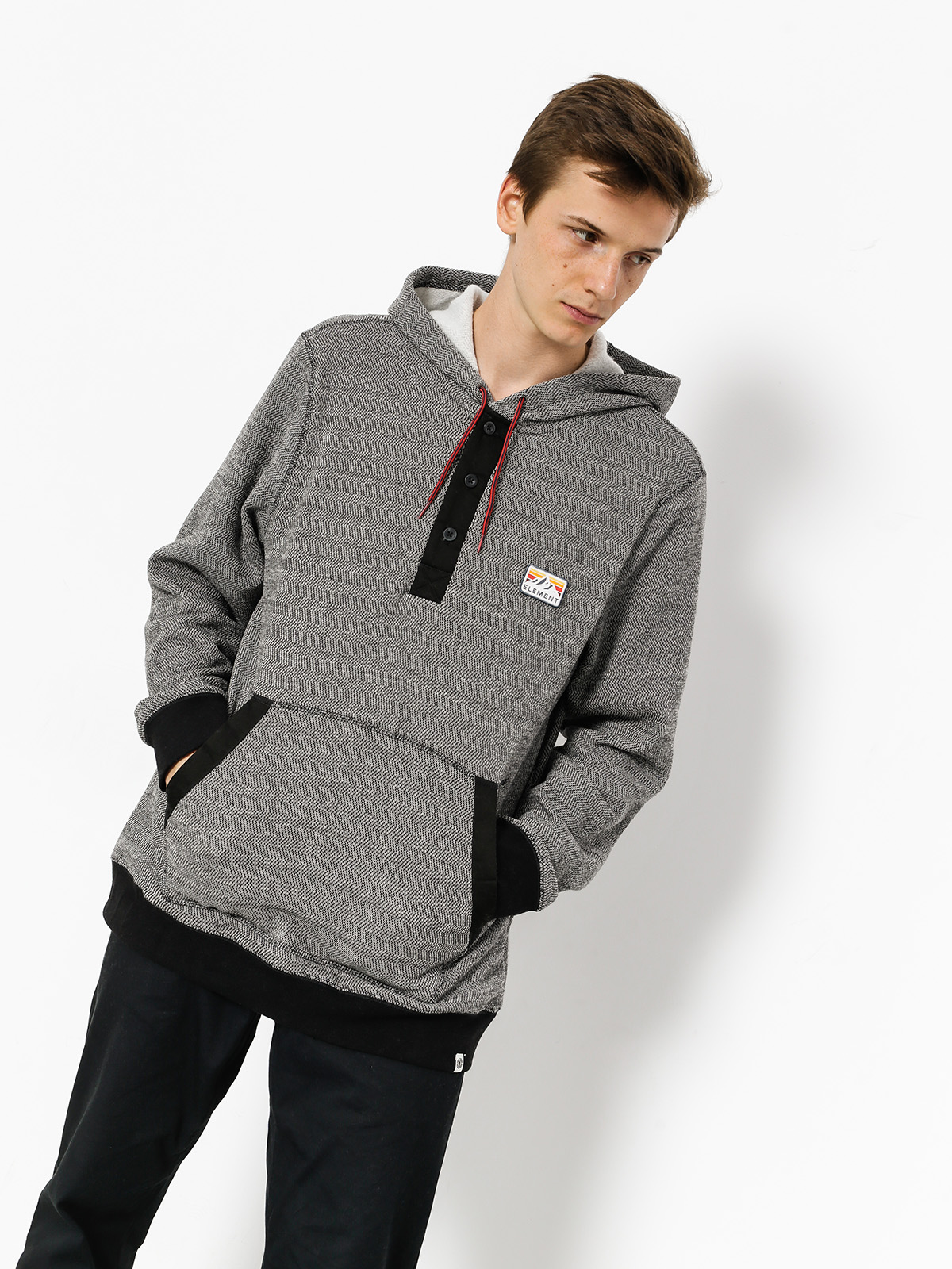 Bluza Element Highland Henley (charcoal heather)