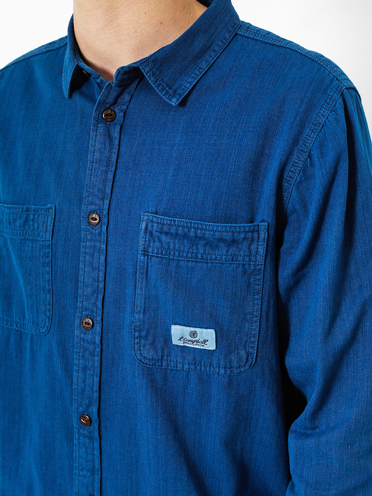 Koszula Element Collage Indigo (dark blue indig)