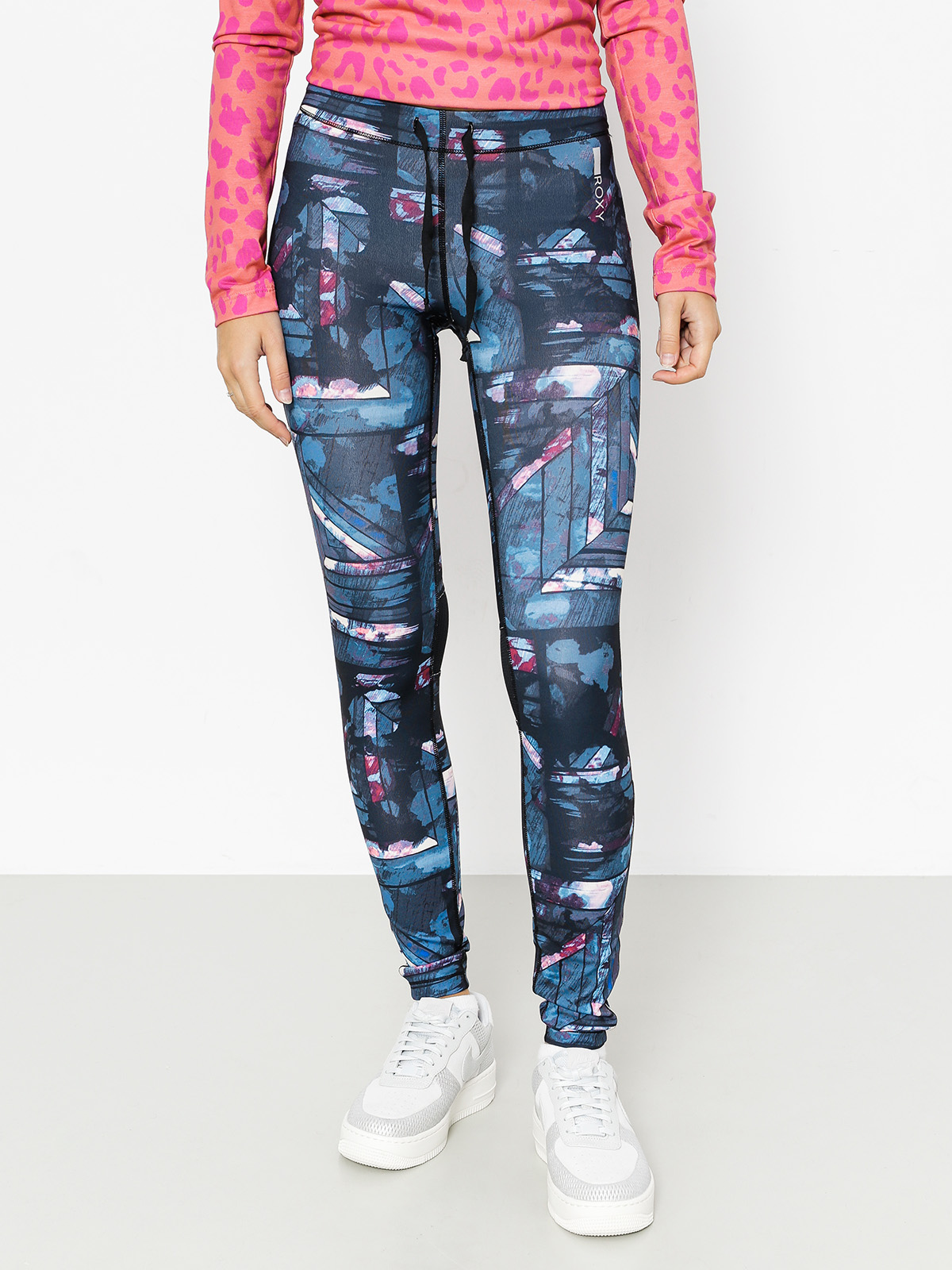 Legginsy Roxy Stay On Wmn (anthracite blur pain)