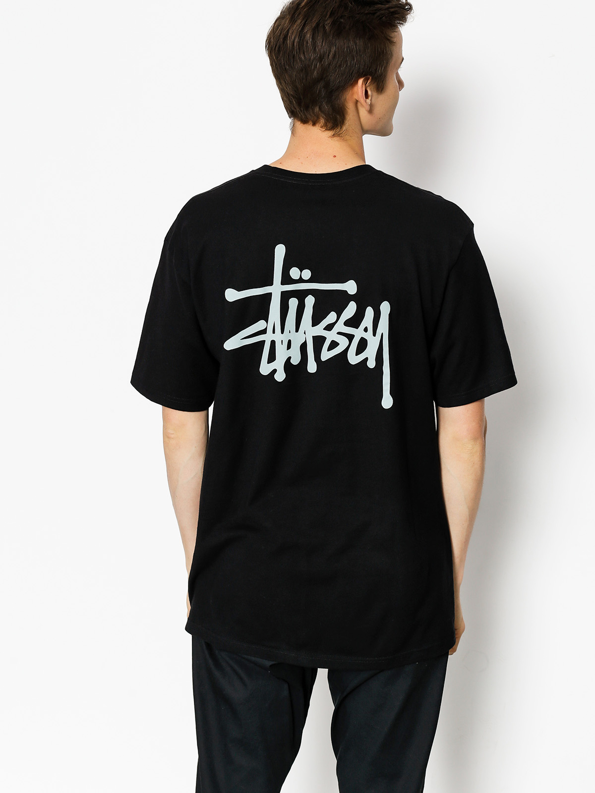 T-shirt Stussy Basic Stussy (black)