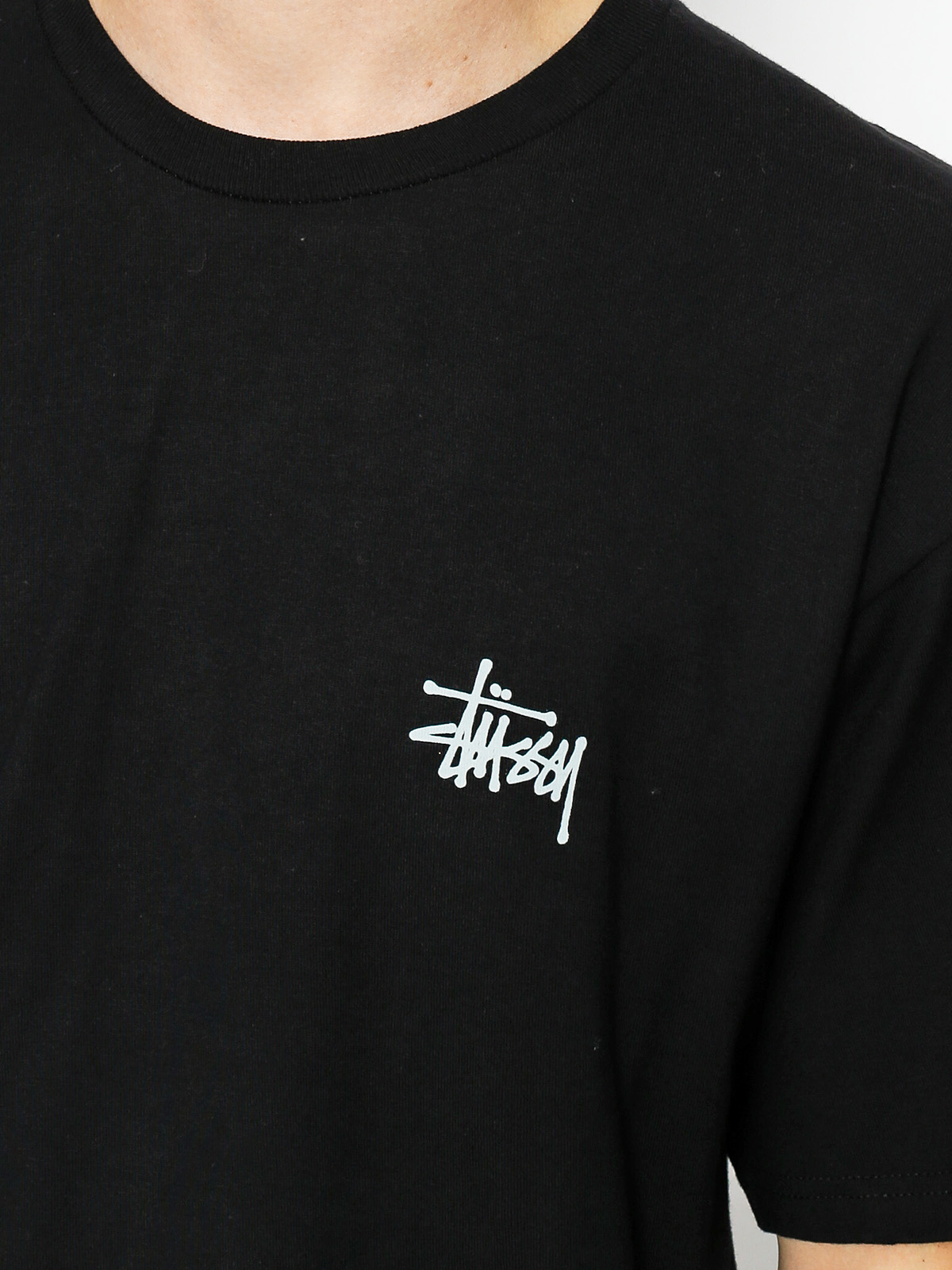 T-shirt Stussy Basic Stussy (black)