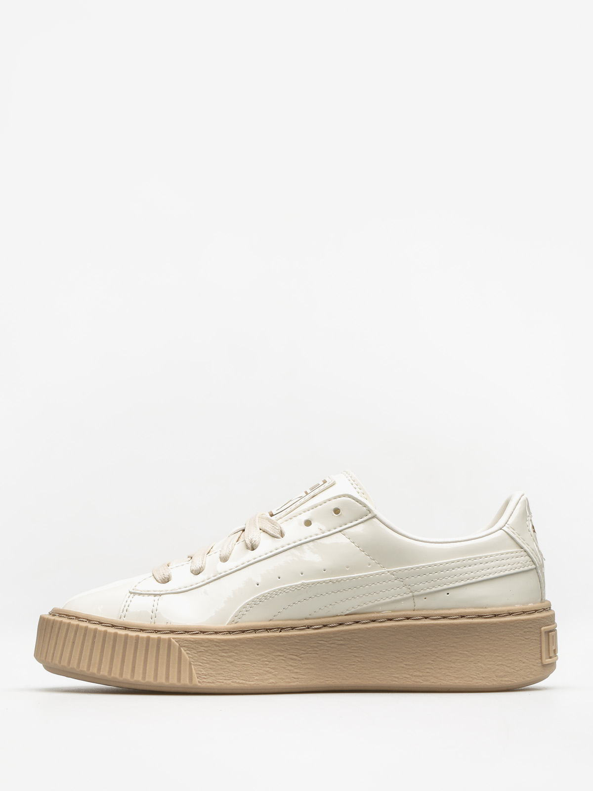 Buty Puma Basket Platform Patent Wn S Wmn (marshmallow/marshmallow)