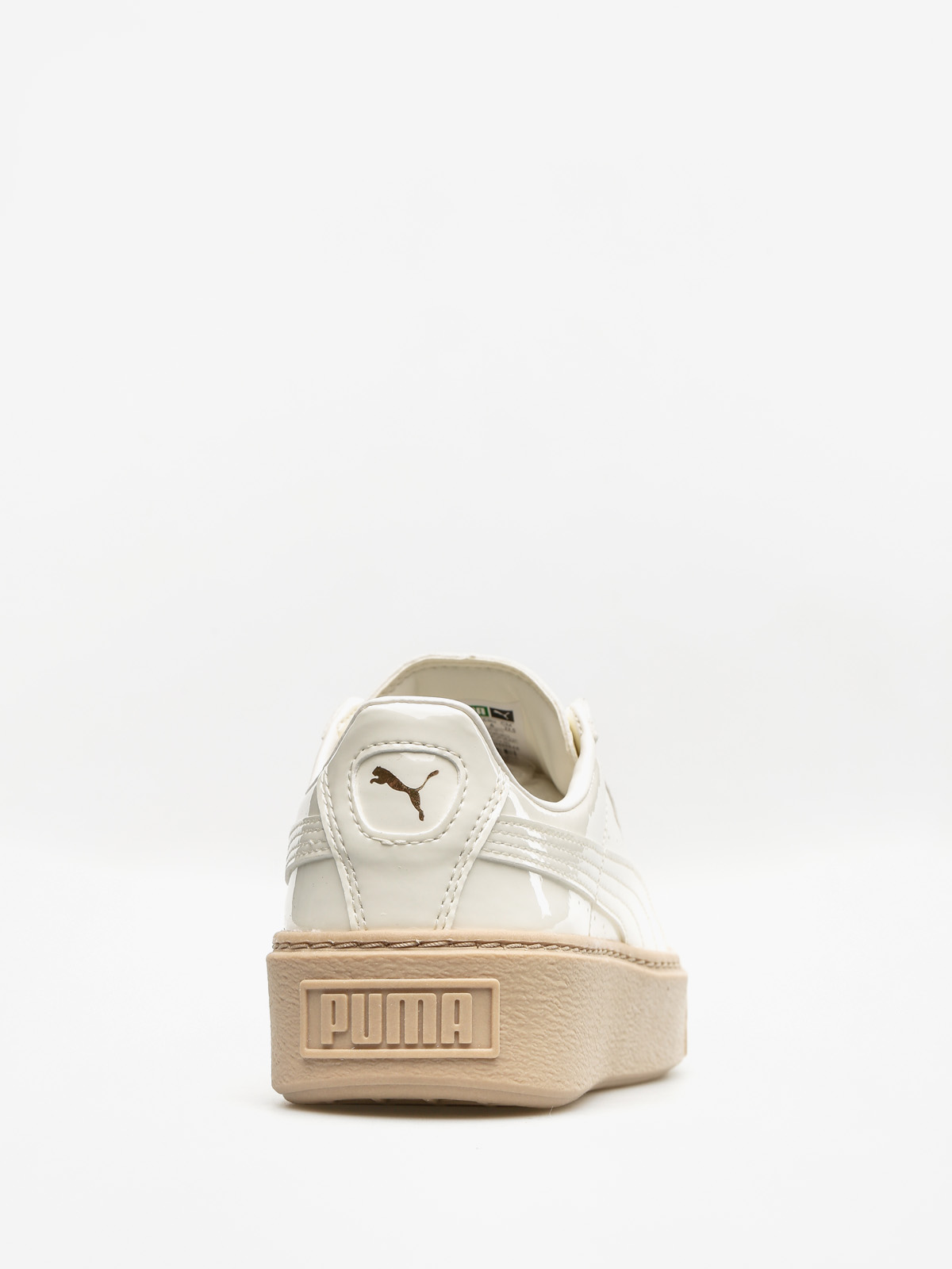 Buty Puma Basket Platform Patent Wn S Wmn (marshmallow/marshmallow)