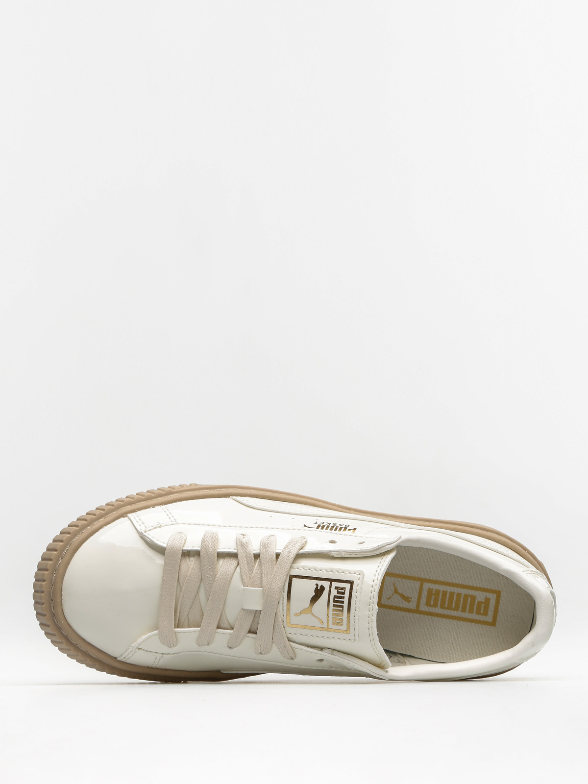 Buty Puma Basket Platform Patent Wn S Wmn (marshmallow/marshmallow)