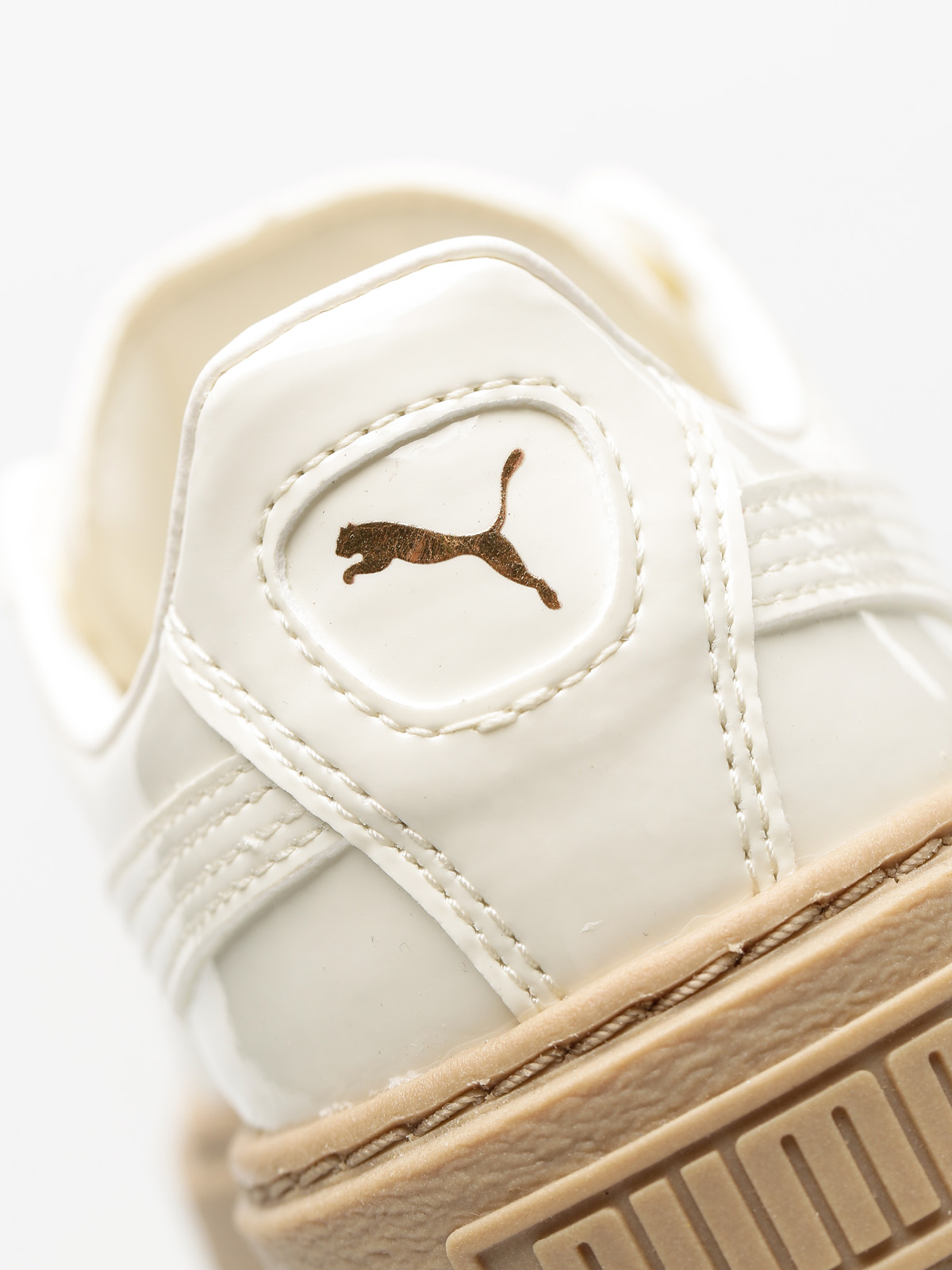 Buty Puma Basket Platform Patent Wn S Wmn (marshmallow/marshmallow)