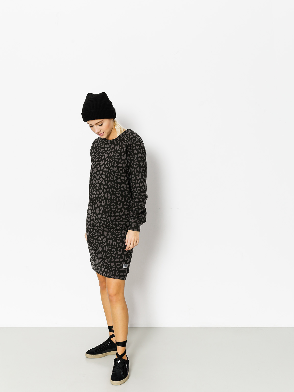 Sukienka Femi Stories Sofi Wmn (blk leo)