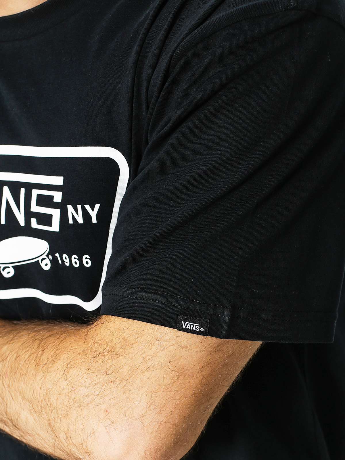 T-shirt Vans Full Patch (black/white)