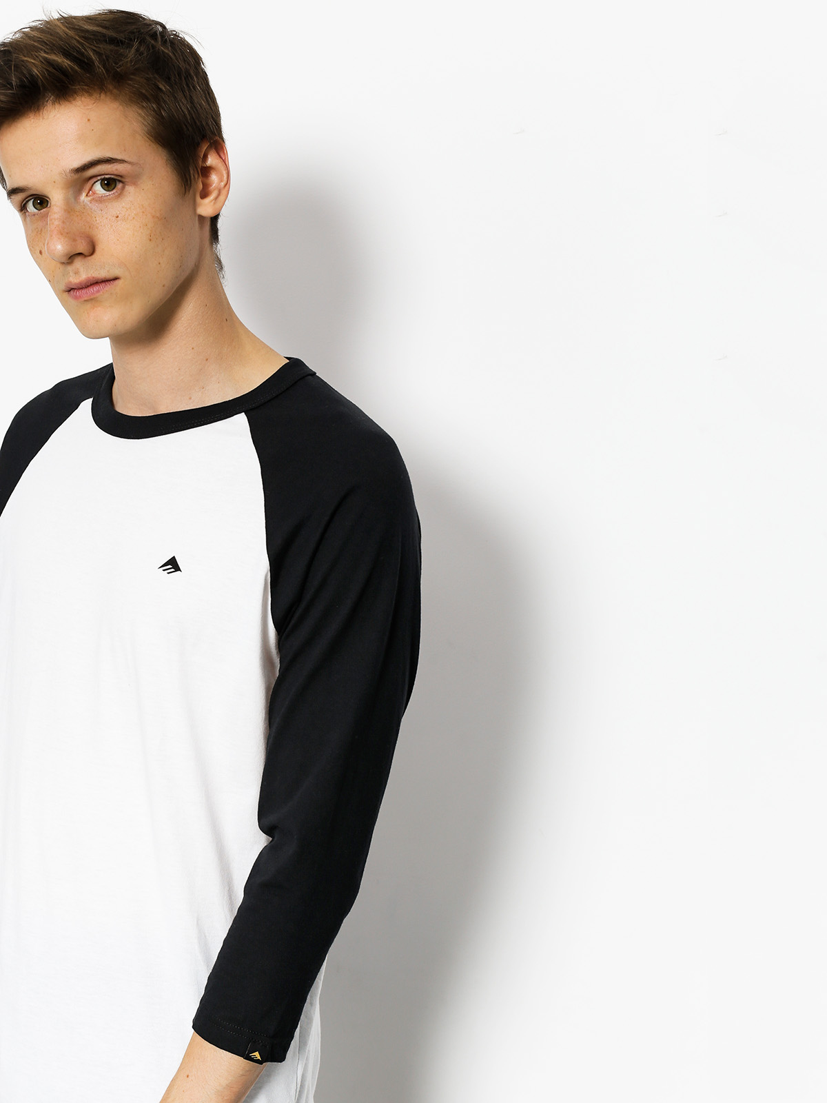 Koszulka Emerica Triangle Raglan (black/white)