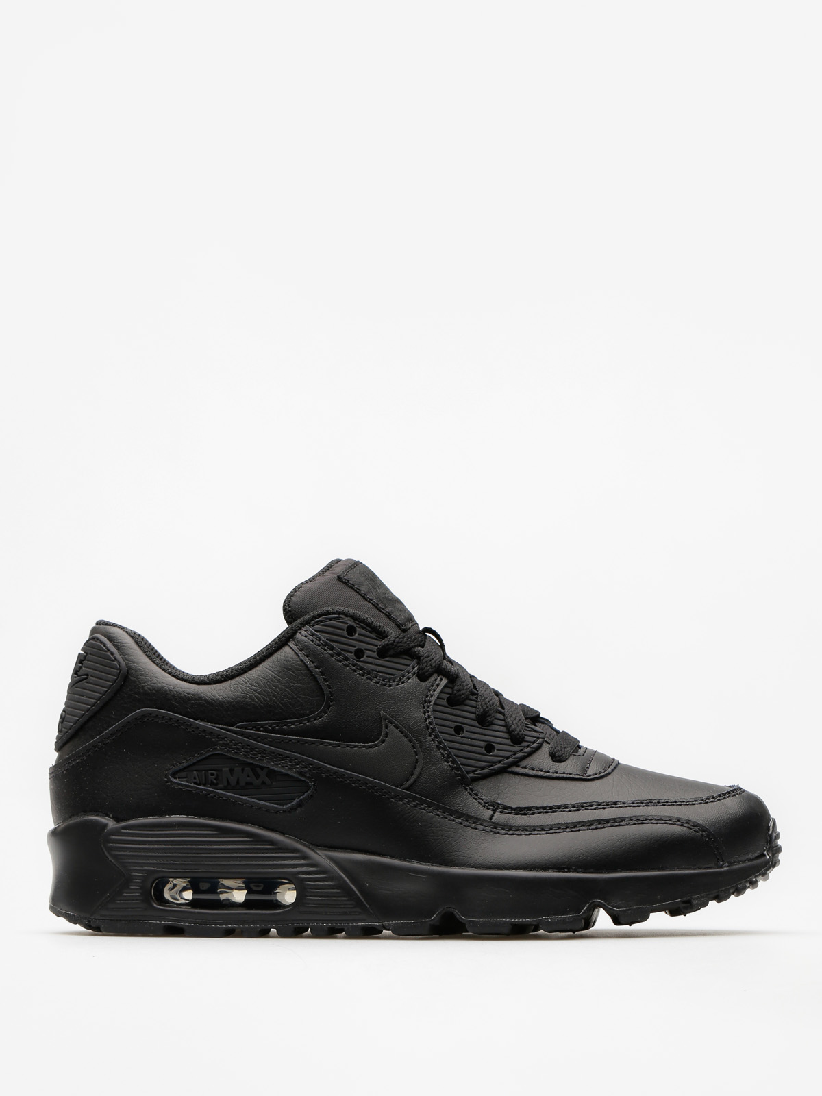 Buty Nike Air Max 90 Leather Gs (black/black)