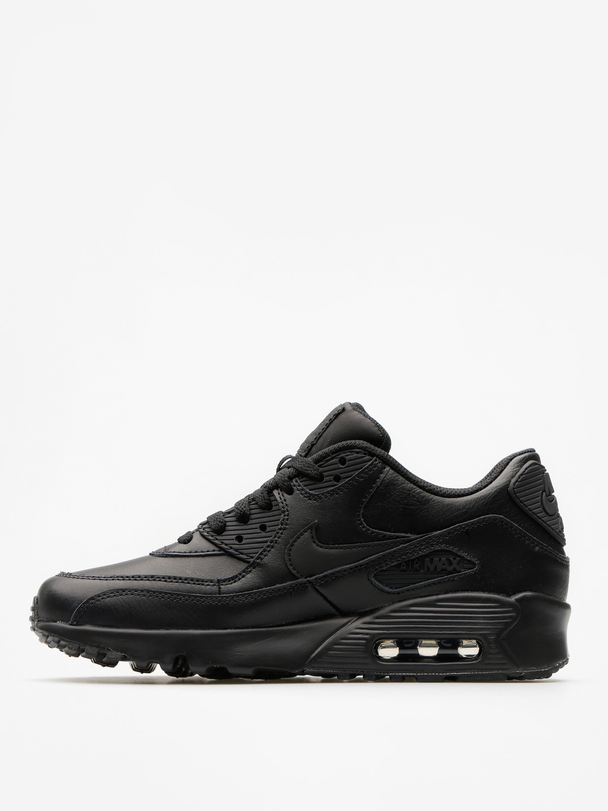 Buty Nike Air Max 90 Leather Gs (black/black)