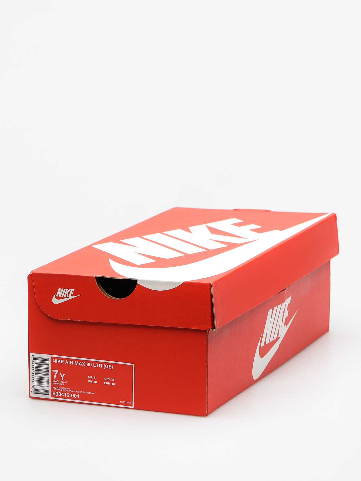 Buty Nike Air Max 90 Leather Gs (black/black)