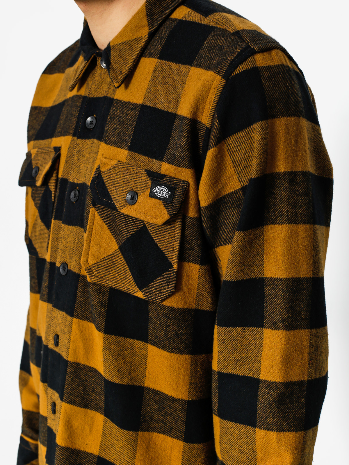 Koszula Dickies Sacramento LS (brown duck)