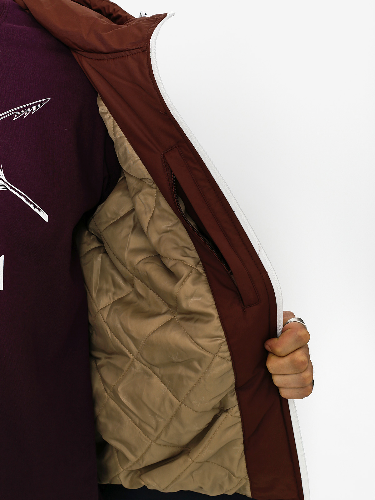 Kurtka Iriedaily Insulaner (dark rum)