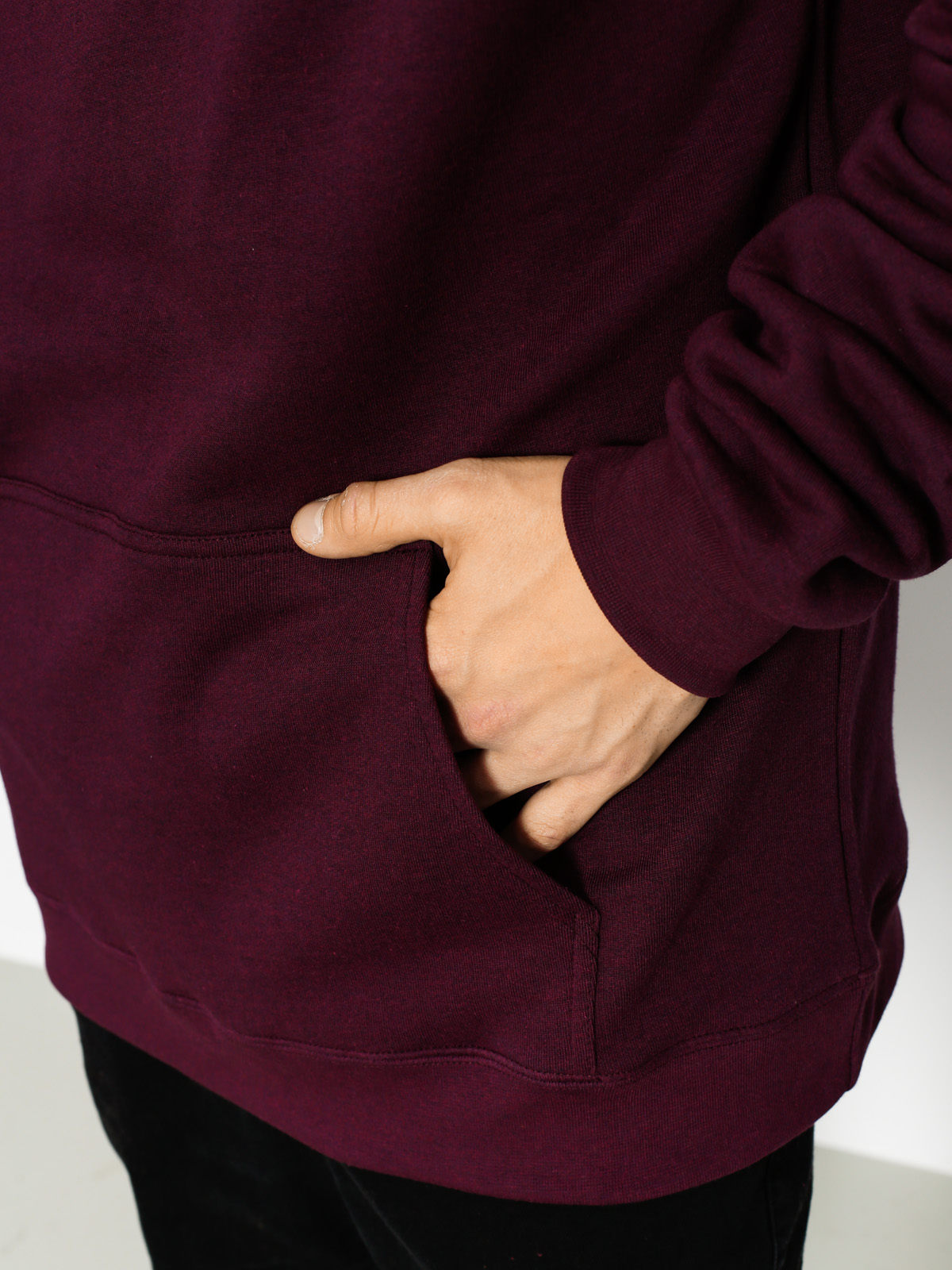 Bluza z kapturem Iriedaily Daily Flag HD (maroon mel)