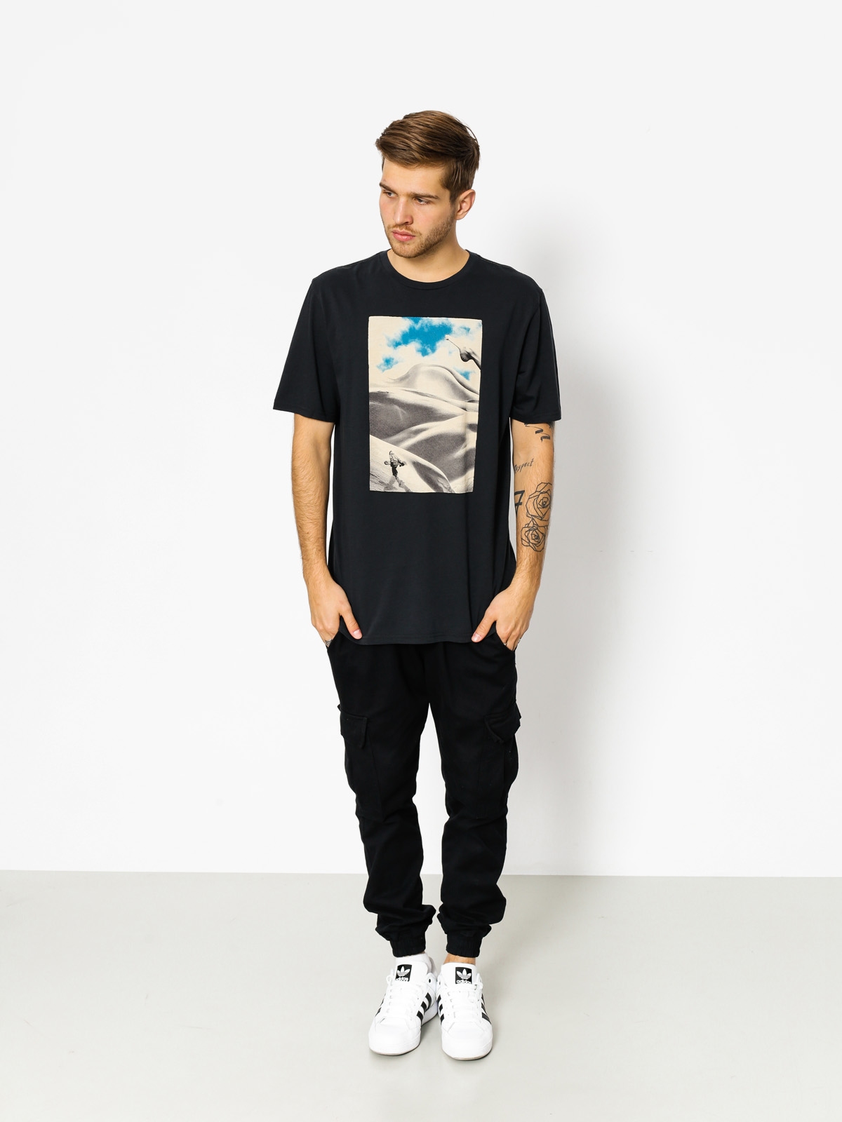 T-shirt Burton Butte Drift (true black)