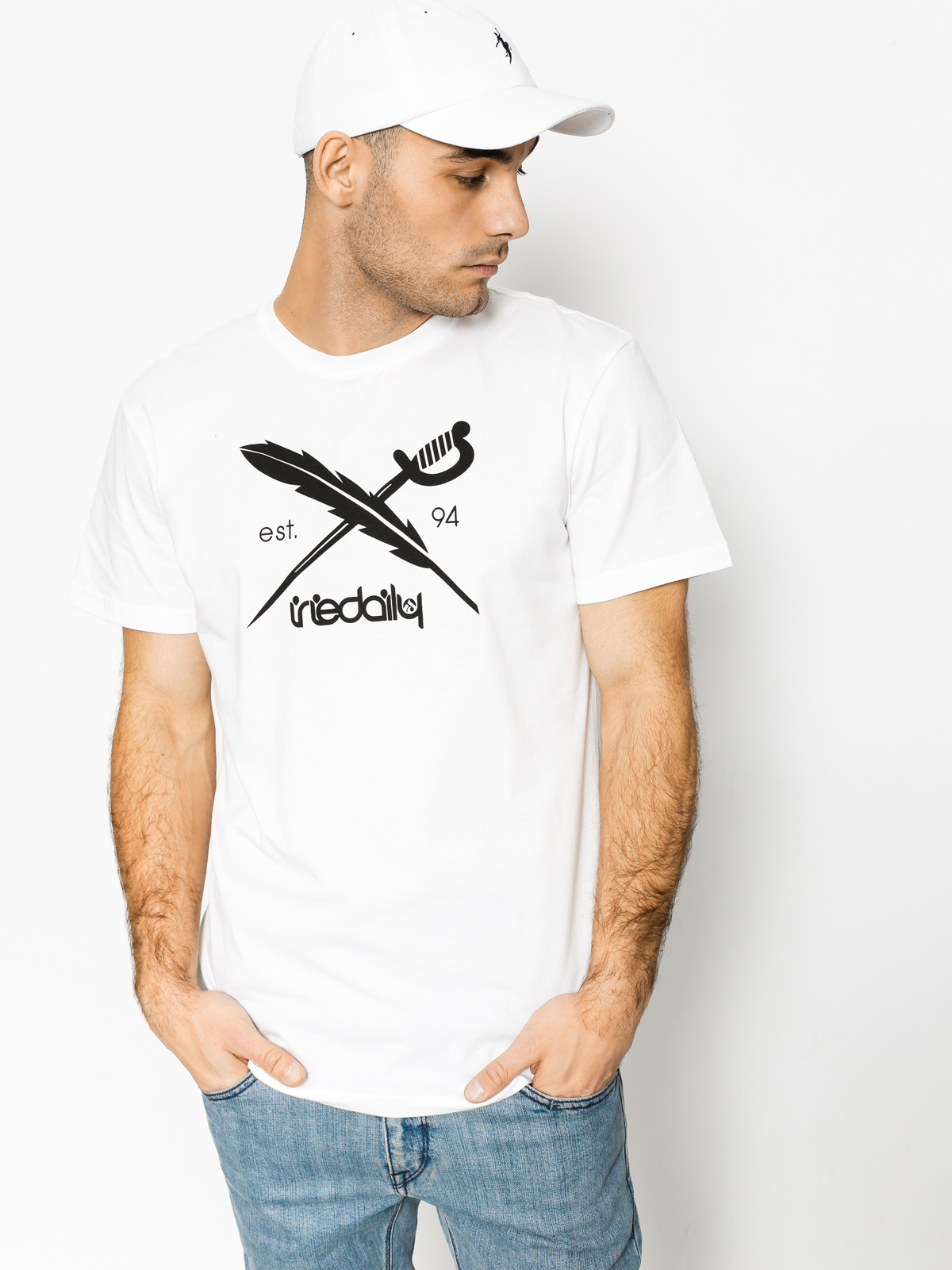 T-shirt Iriedaily Daily Flag (white)