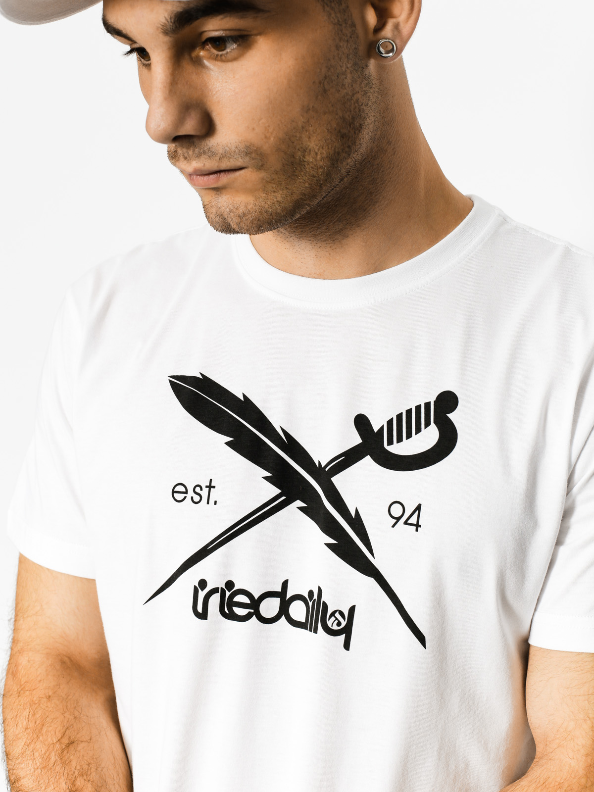 T-shirt Iriedaily Daily Flag (white)