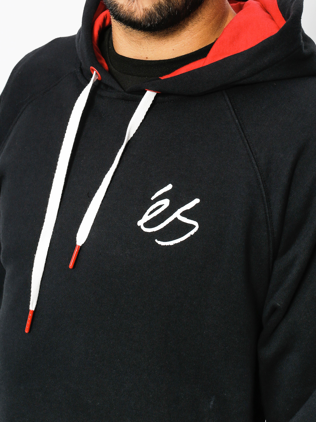 Bluza z kapturem eS Script HD (black)