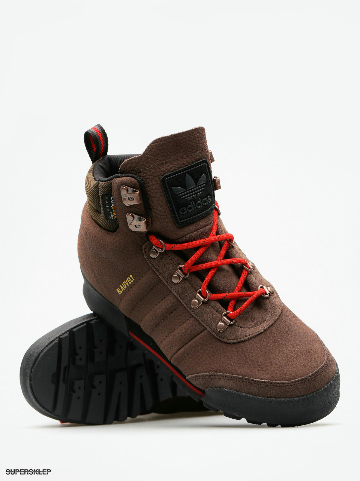 carrera Ilegible Ecología Buty zimowe adidas Jake Boot 2.0 (brown/scarle/cblack)