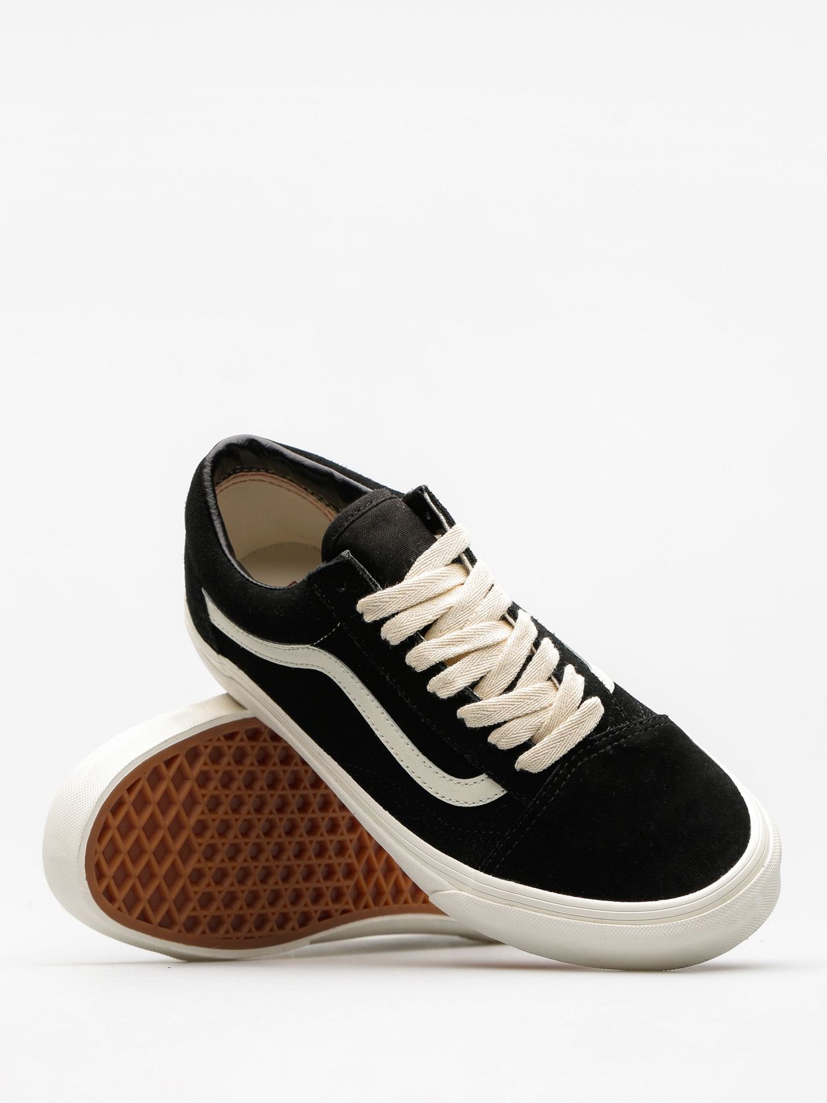 Buty Vans Old Skool czarny herringbone lace black marshmallow