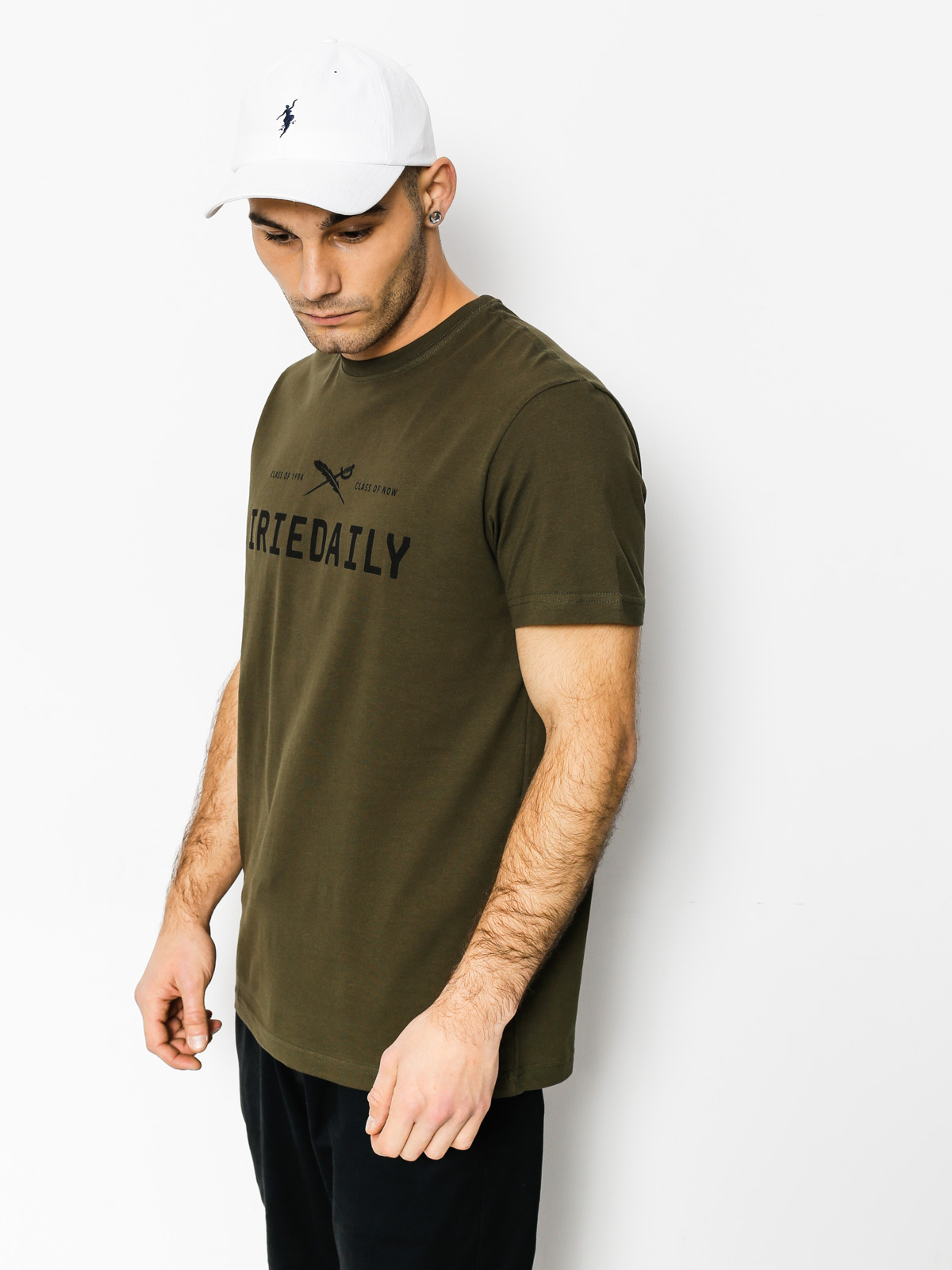 T-shirt Iriedaily Class 94 Logo (black olive)