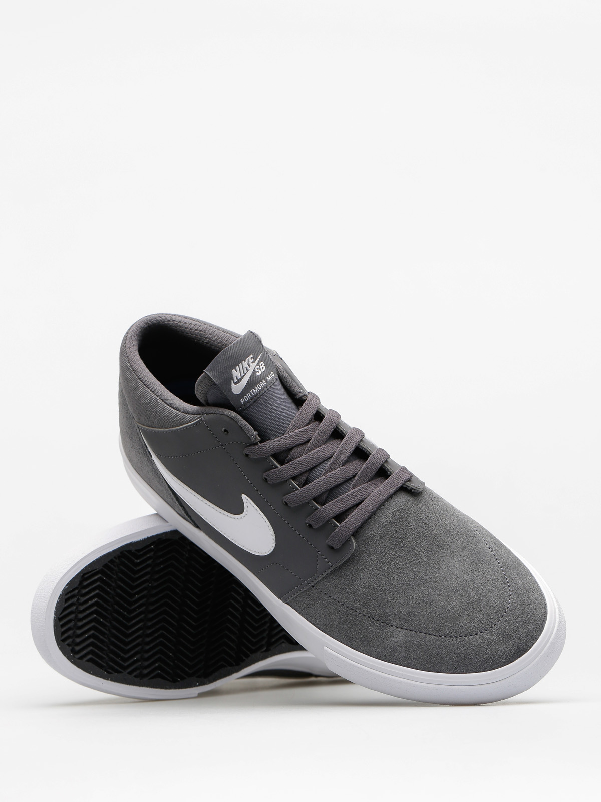 Buty Nike SB Sb Solarsoft Portmore II Mid (dark grey/white)