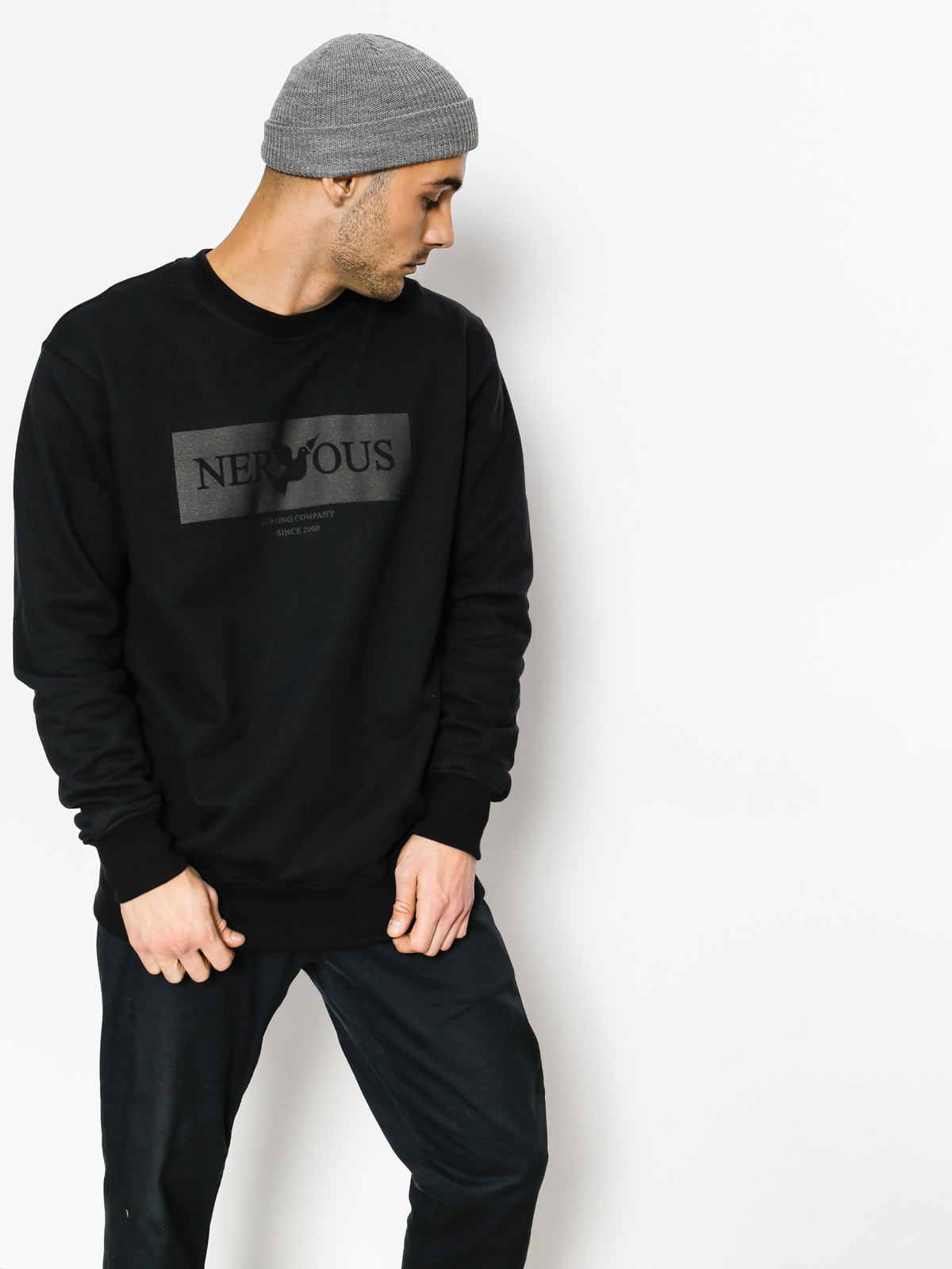 Bluza Nervous Brand Box (black)