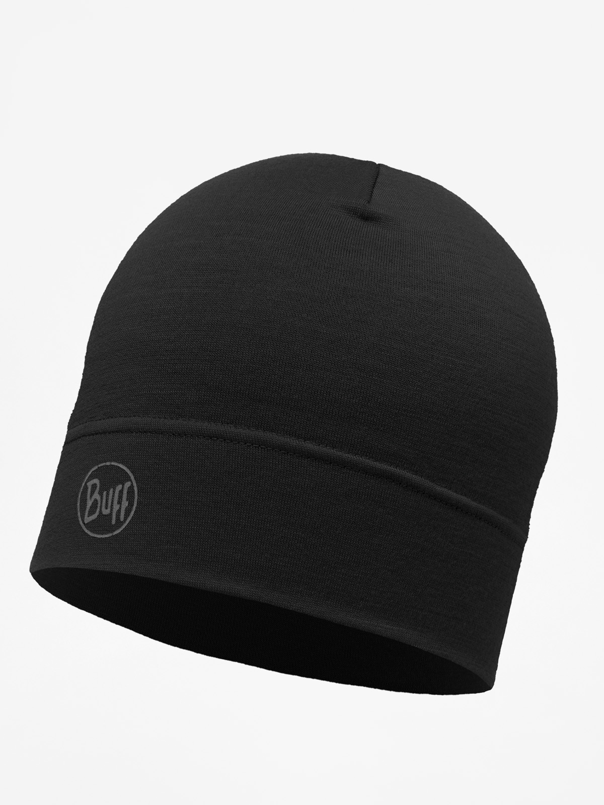 Czapka zimowa Buff Midweight Merino Wool (solid black)