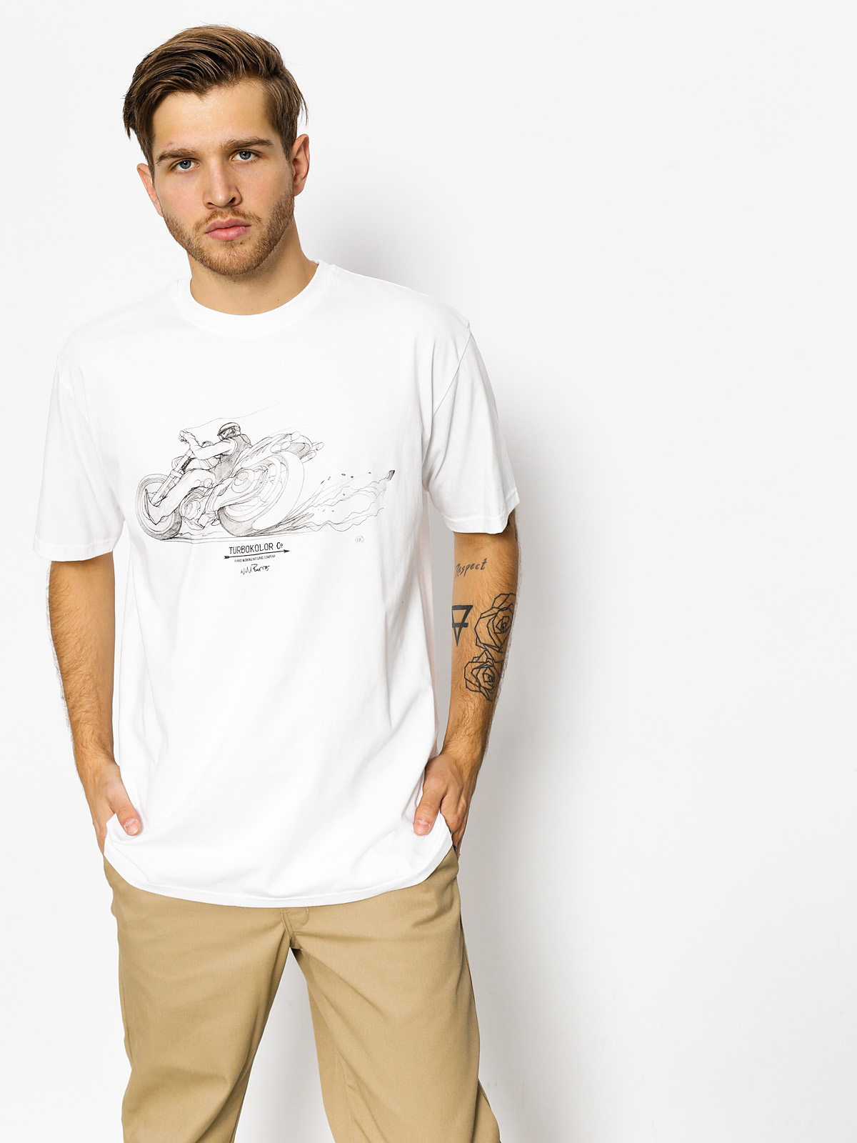T-shirt Turbokolor Will Barras (skid white)