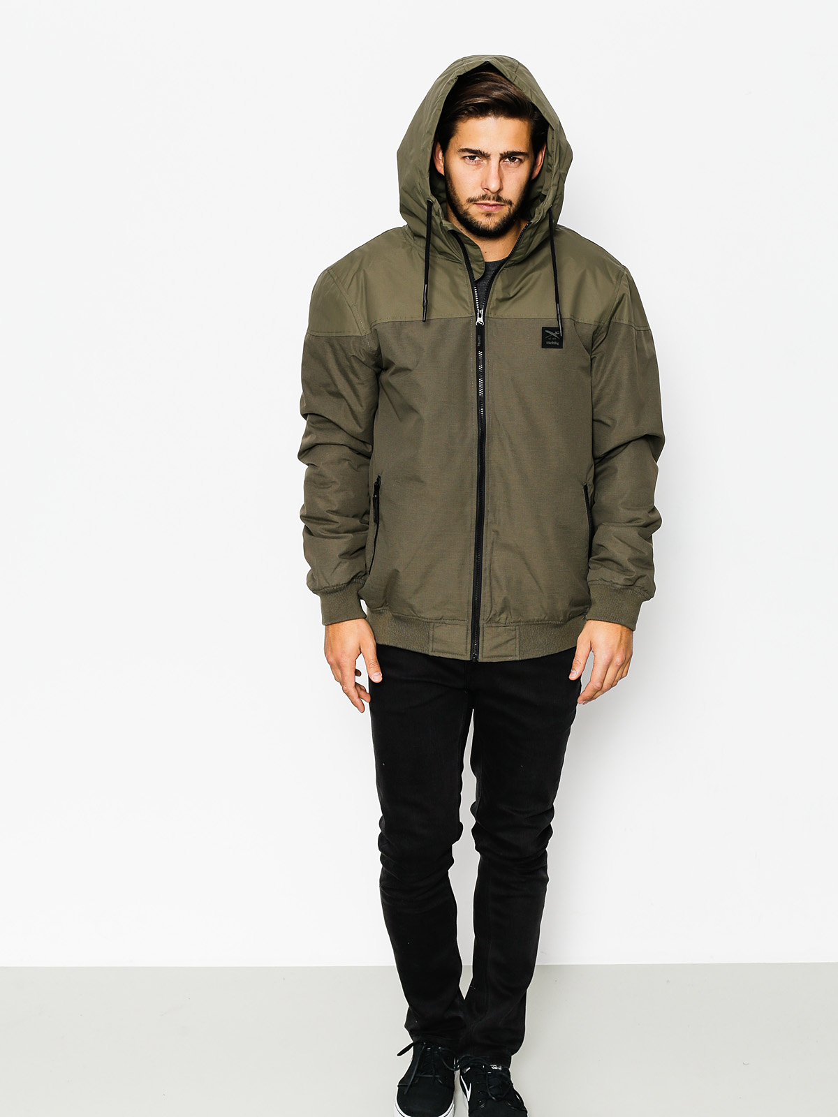 Kurtka Iriedaily Insulaner Mel (olive grey)