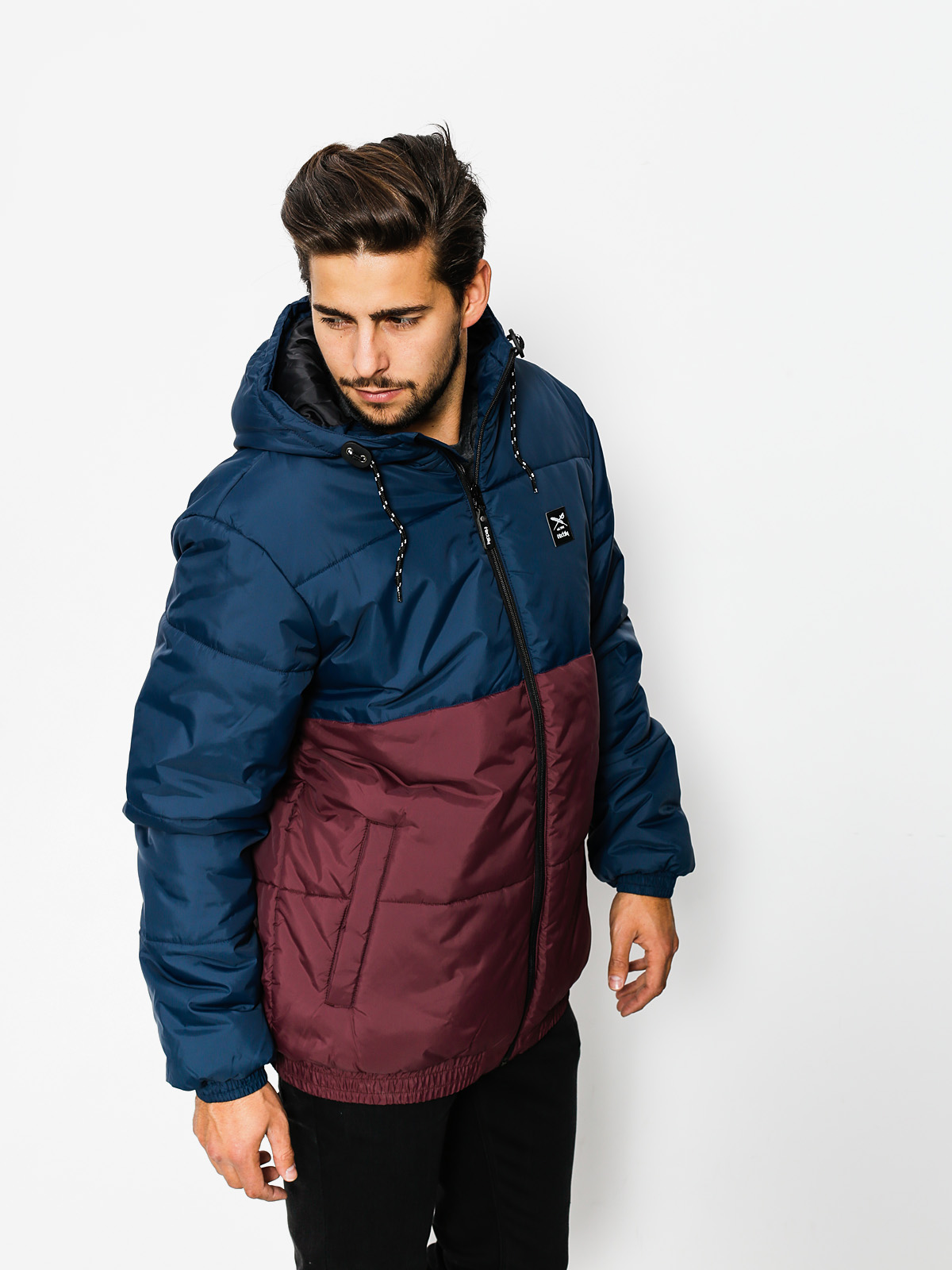 Kurtka Iriedaily Stagger Hood (navy red)