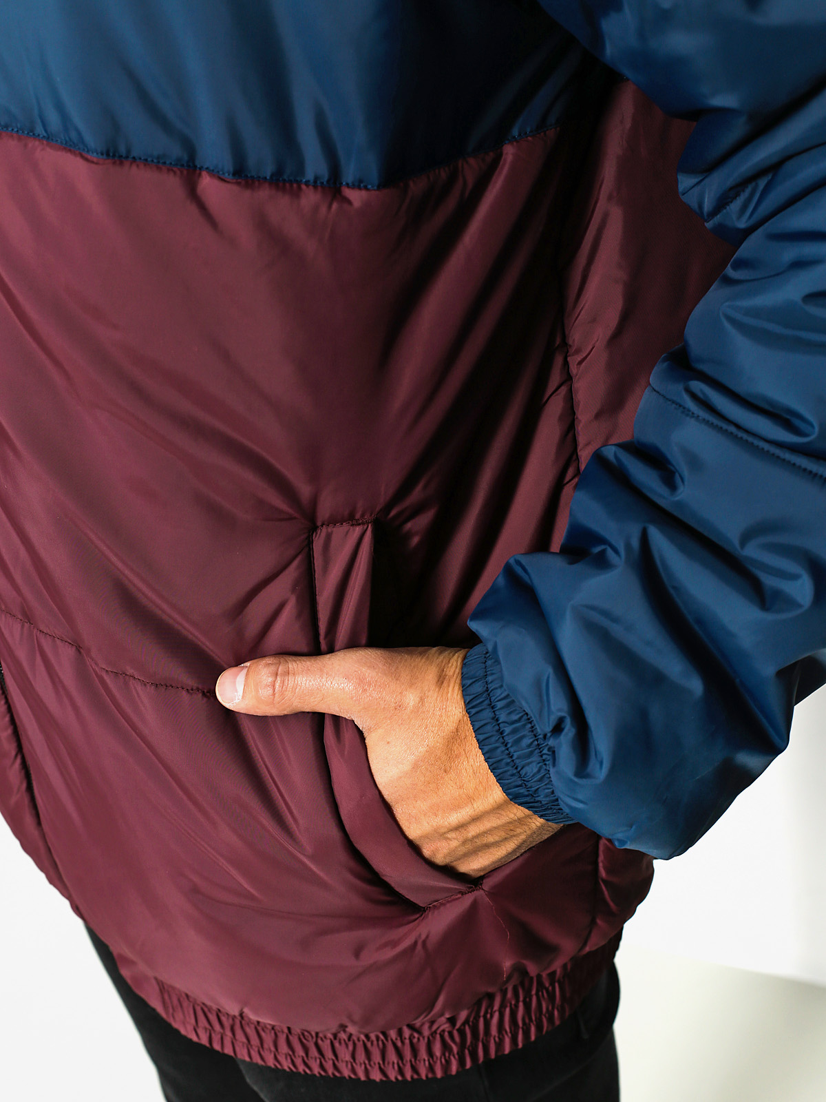 Kurtka Iriedaily Stagger Hood (navy red)