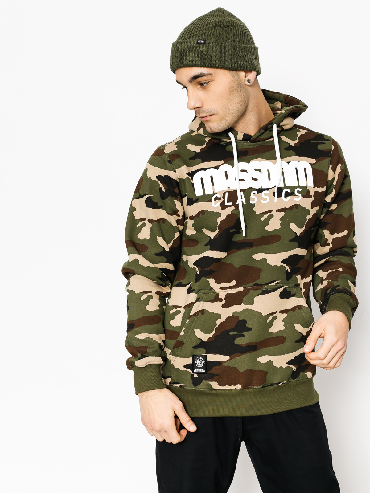Bluza z kapturem MassDnm Classics HD (woodland camo)