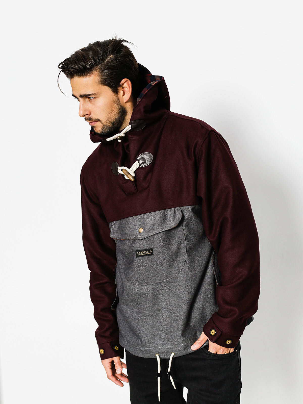 Kurtka Turbokolor Freitag (brown grey)