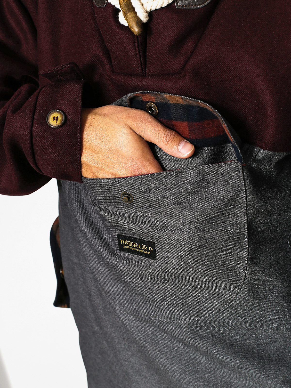 Kurtka Turbokolor Freitag (brown grey)