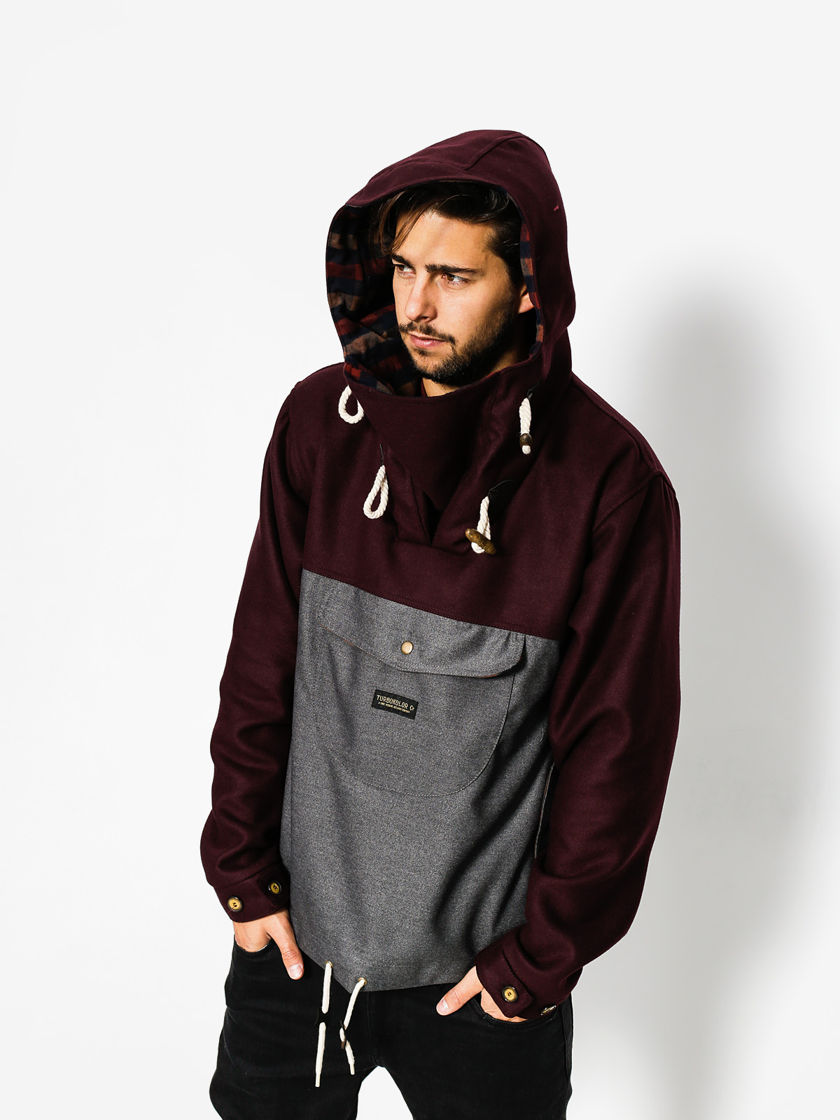 Kurtka Turbokolor Freitag (brown grey)