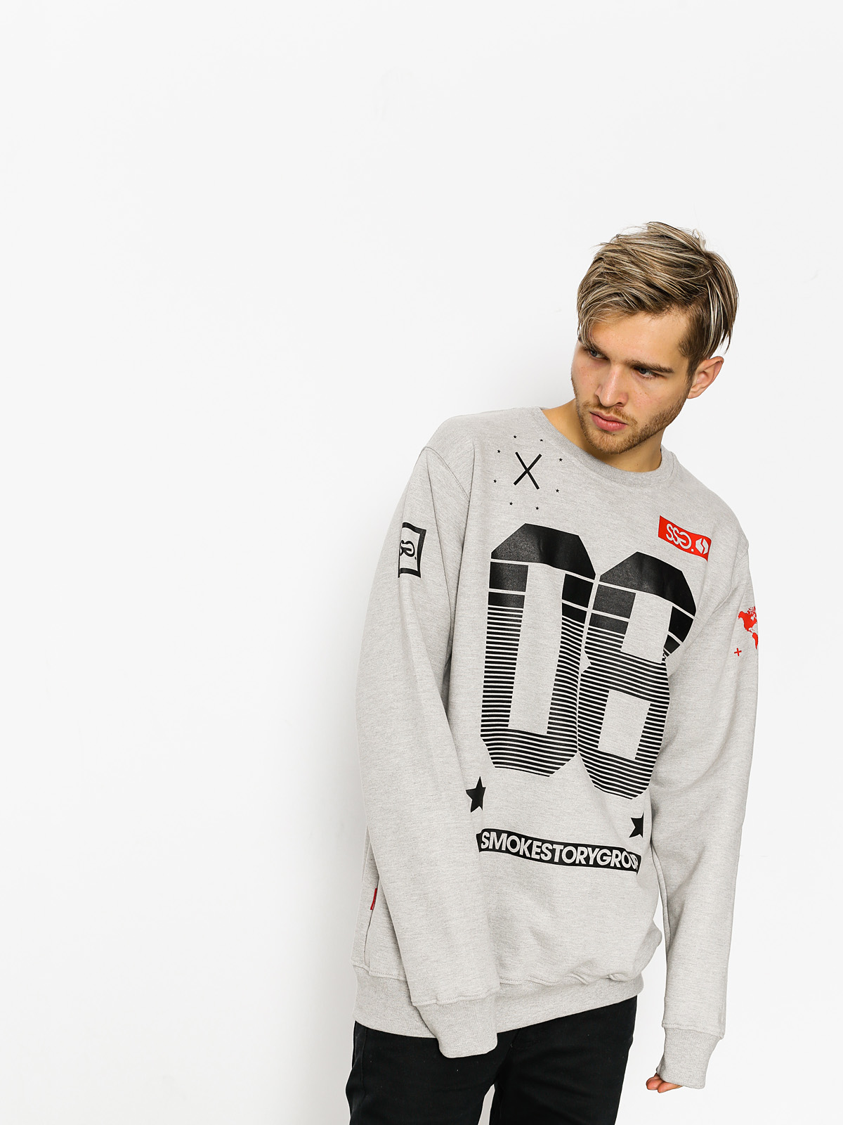 Bluza SSG 08 Lines (grey/black)