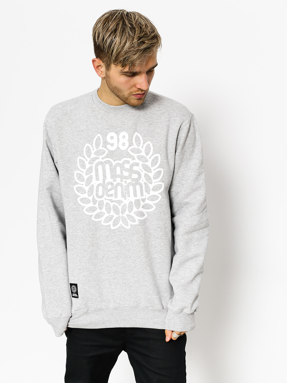 Bluza MassDnm Base (light heather grey)