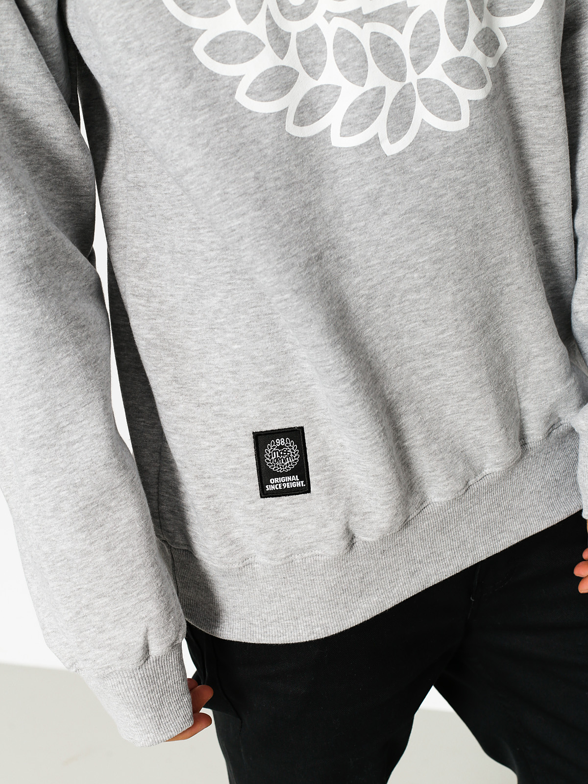 Bluza MassDnm Base (light heather grey)