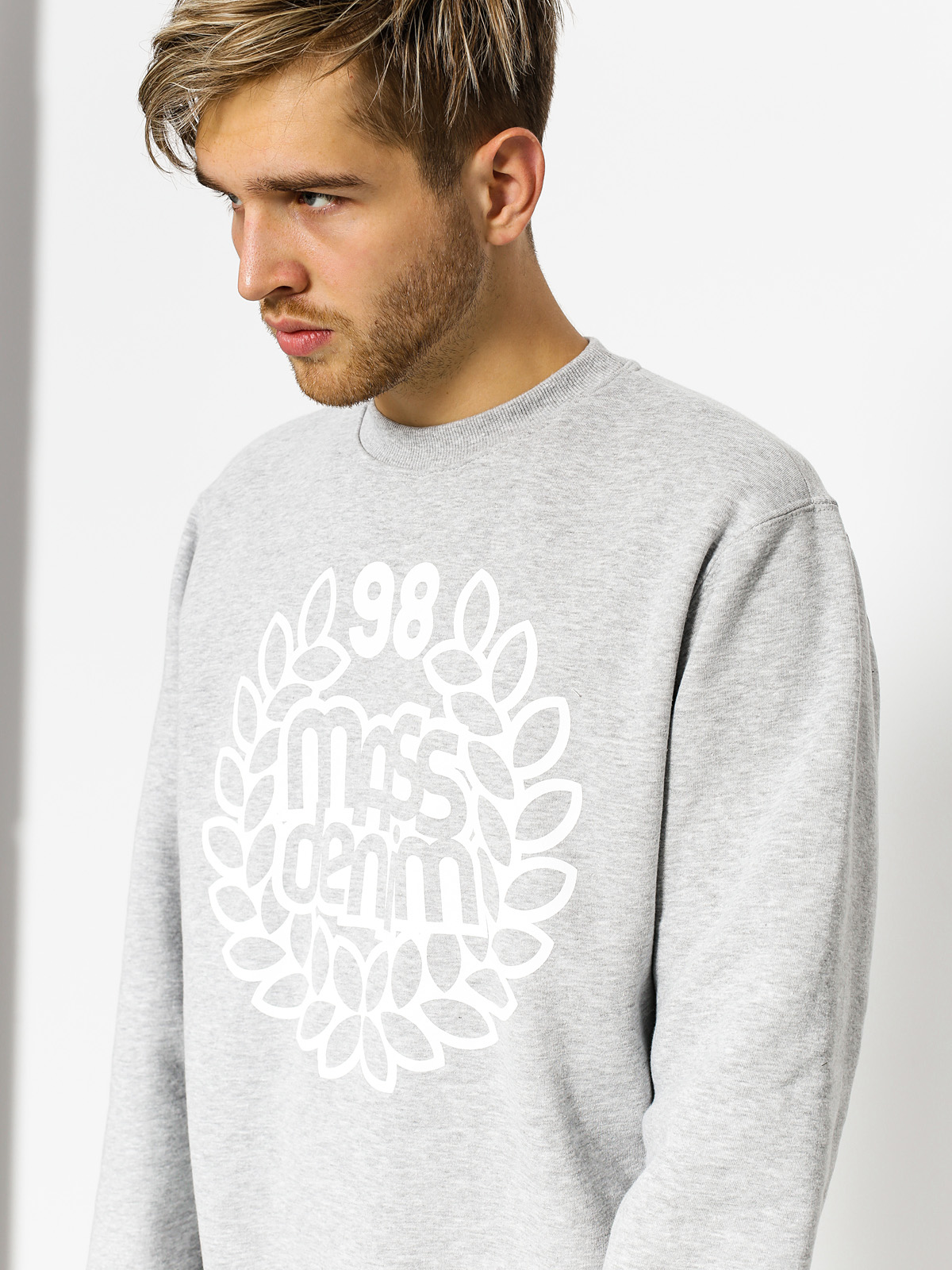 Bluza MassDnm Base (light heather grey)