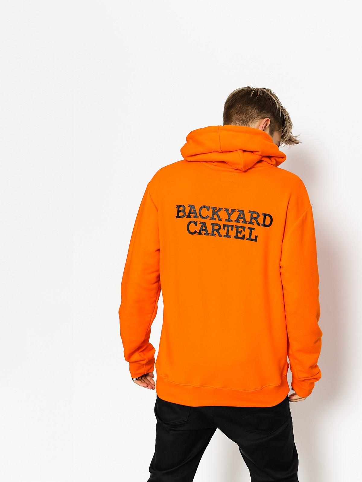 Bluza z kapturem Backyard Cartel Back Label HD (claret)