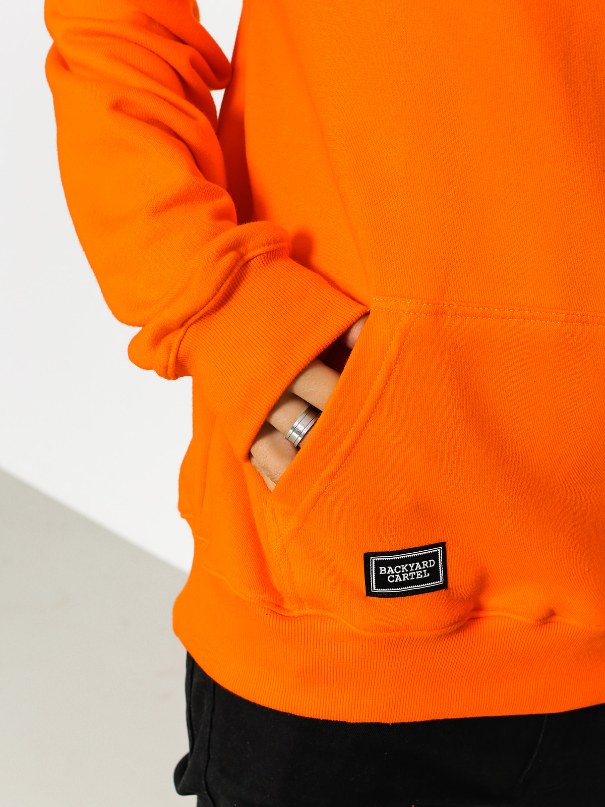Bluza z kapturem Backyard Cartel Back Label HD (claret)