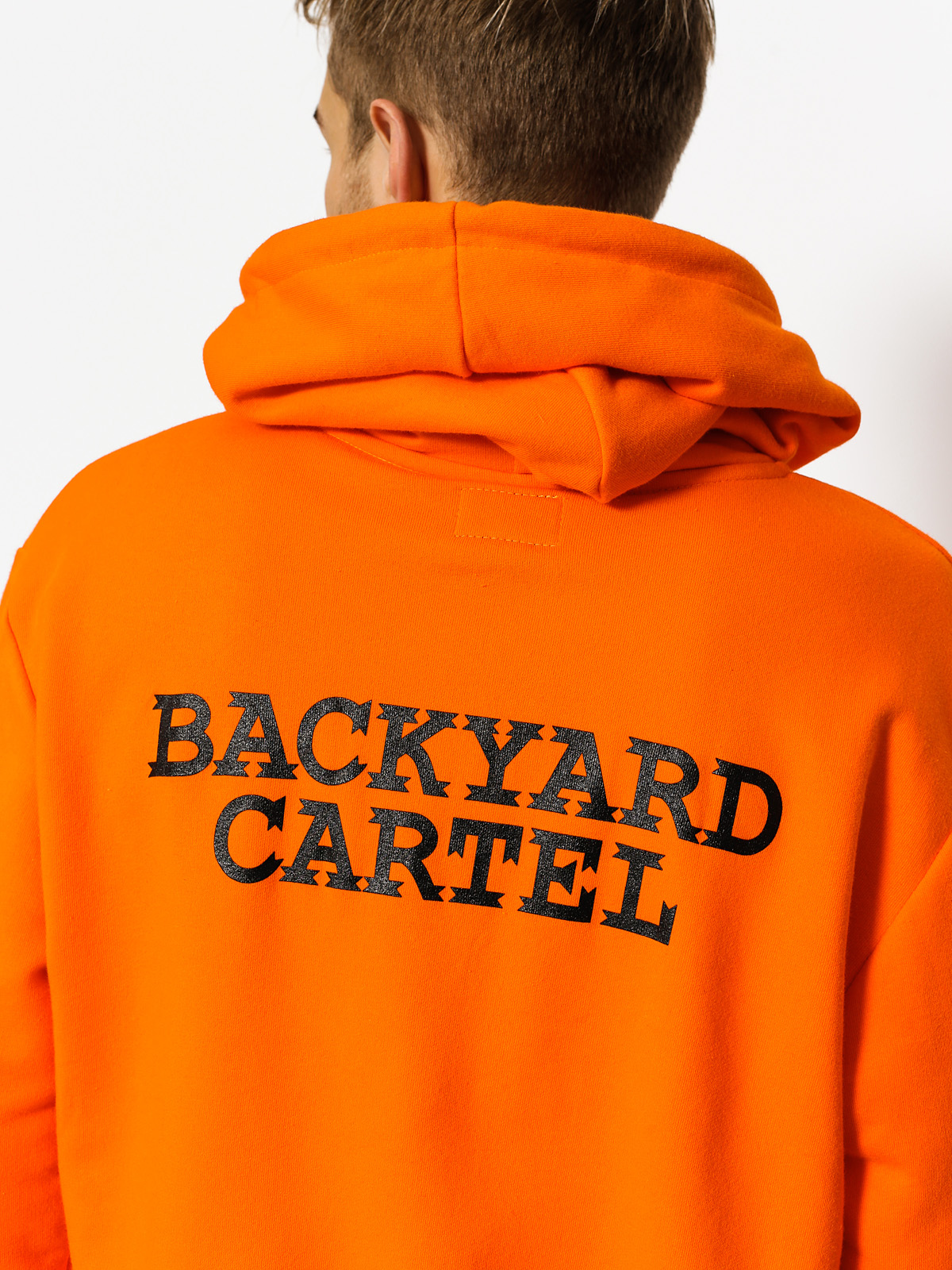 Bluza z kapturem Backyard Cartel Back Label HD (claret)