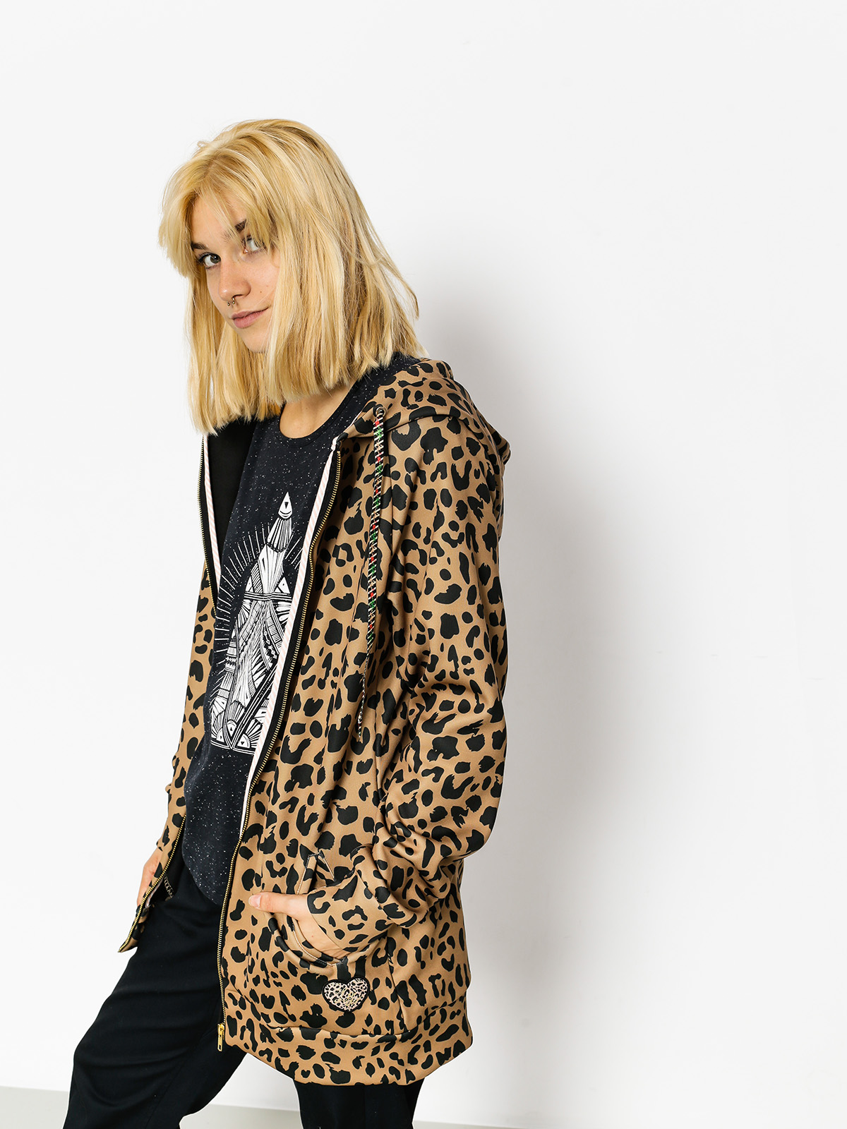 Bluza z kapturem Femi Stories Icon ZHD Wmn (leo)