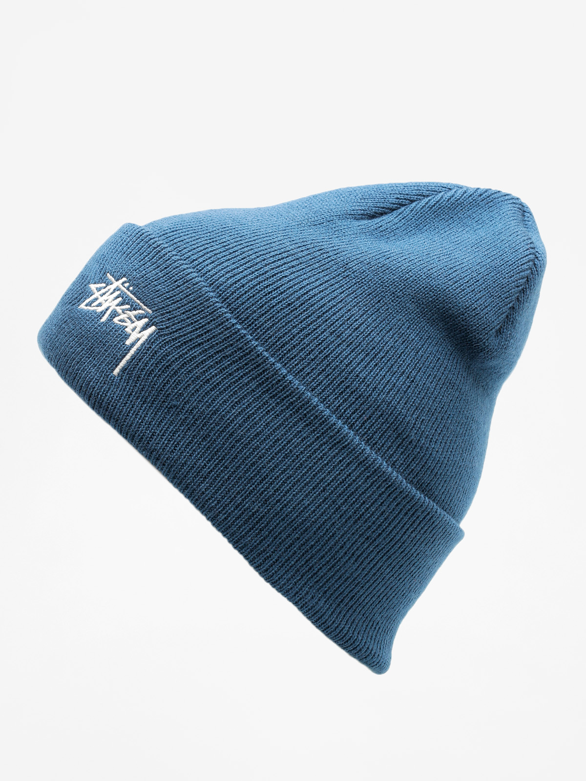 Czapka zimowa Stussy Stock Cuff Beanie (blue)
