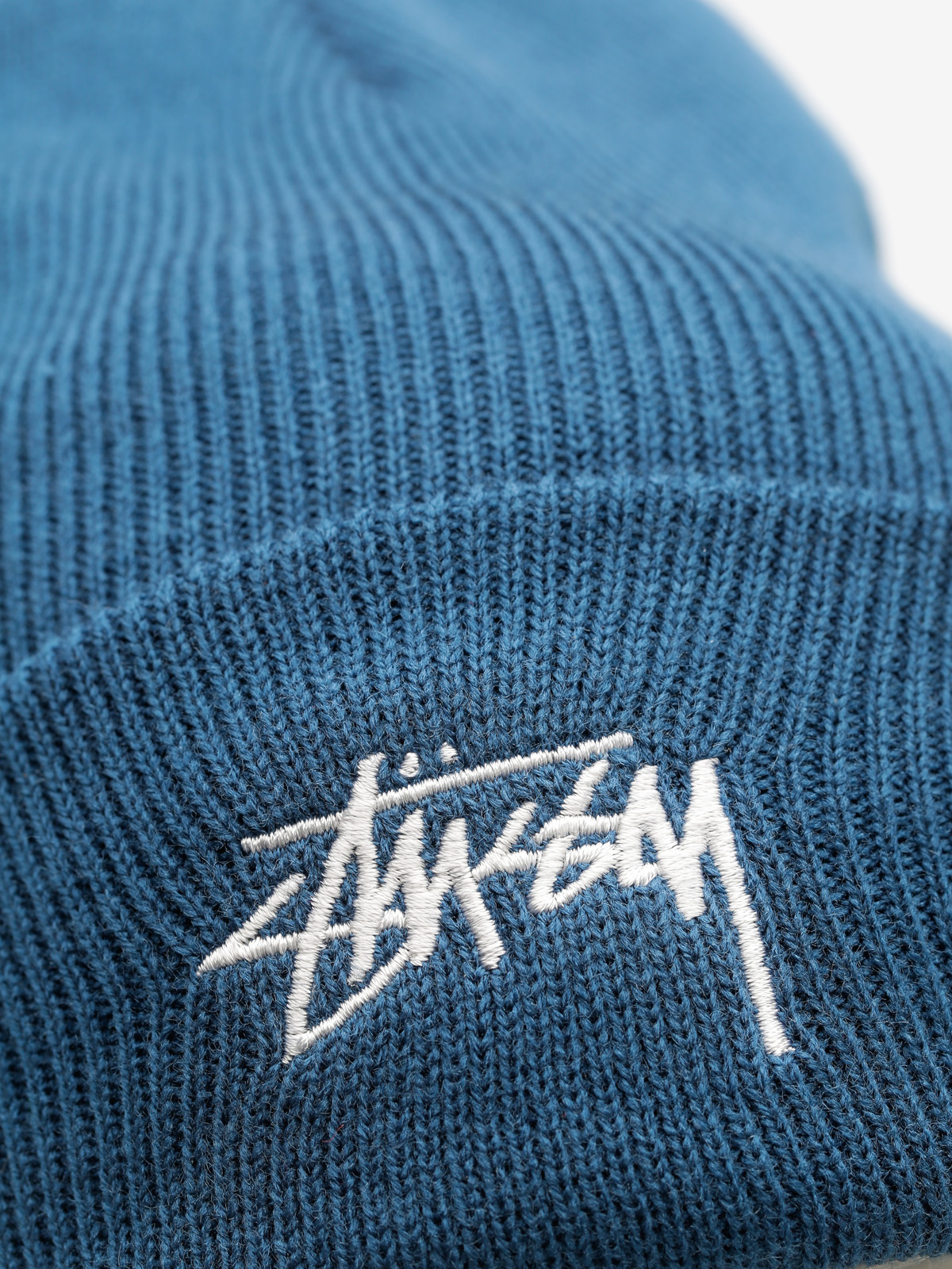 Czapka zimowa Stussy Stock Cuff Beanie (blue)