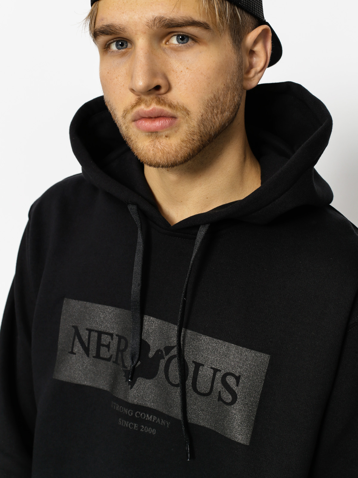 Bluza z kapturem Nervous Brand Box HD (black)