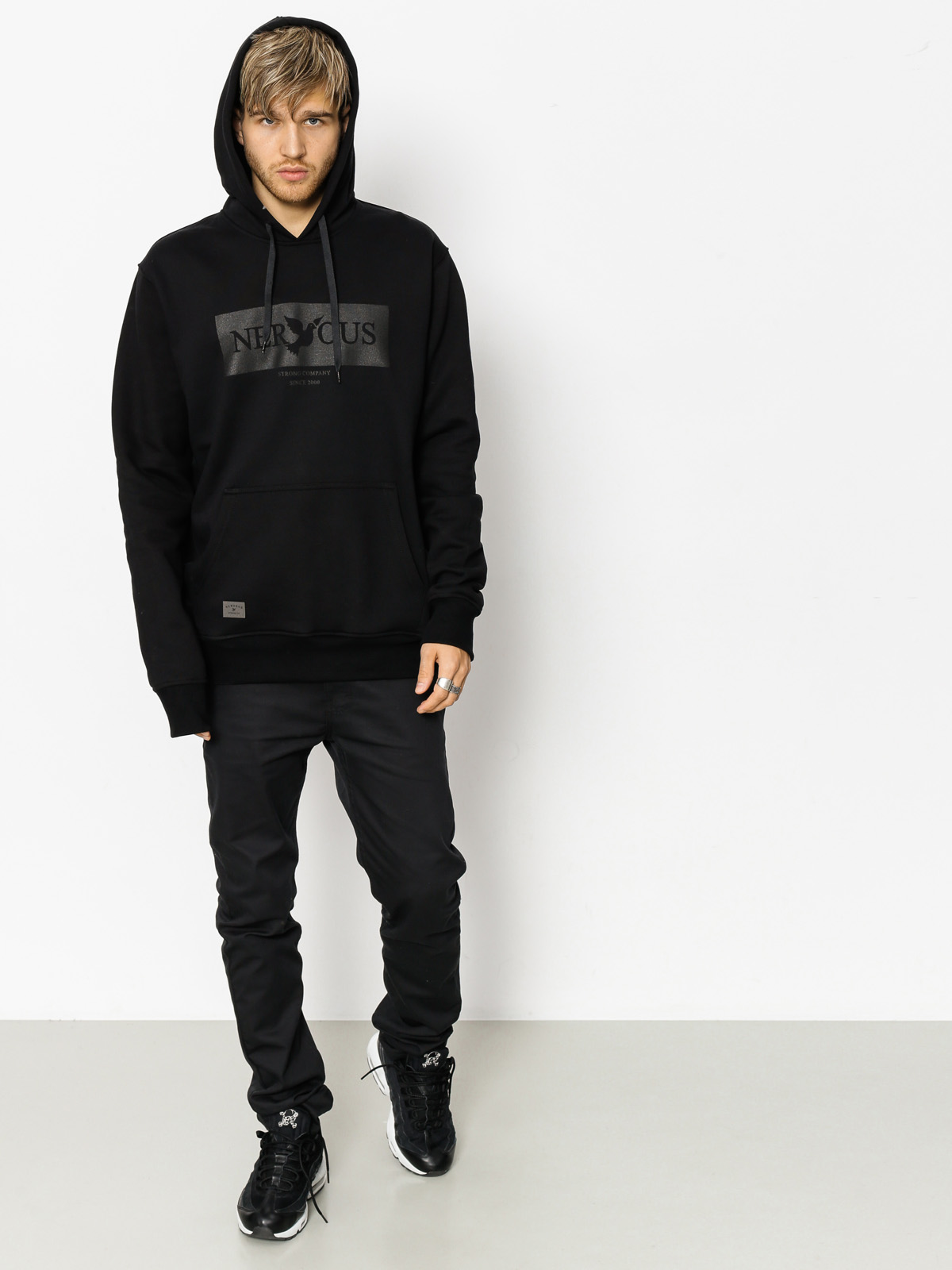 Bluza z kapturem Nervous Brand Box HD (black)